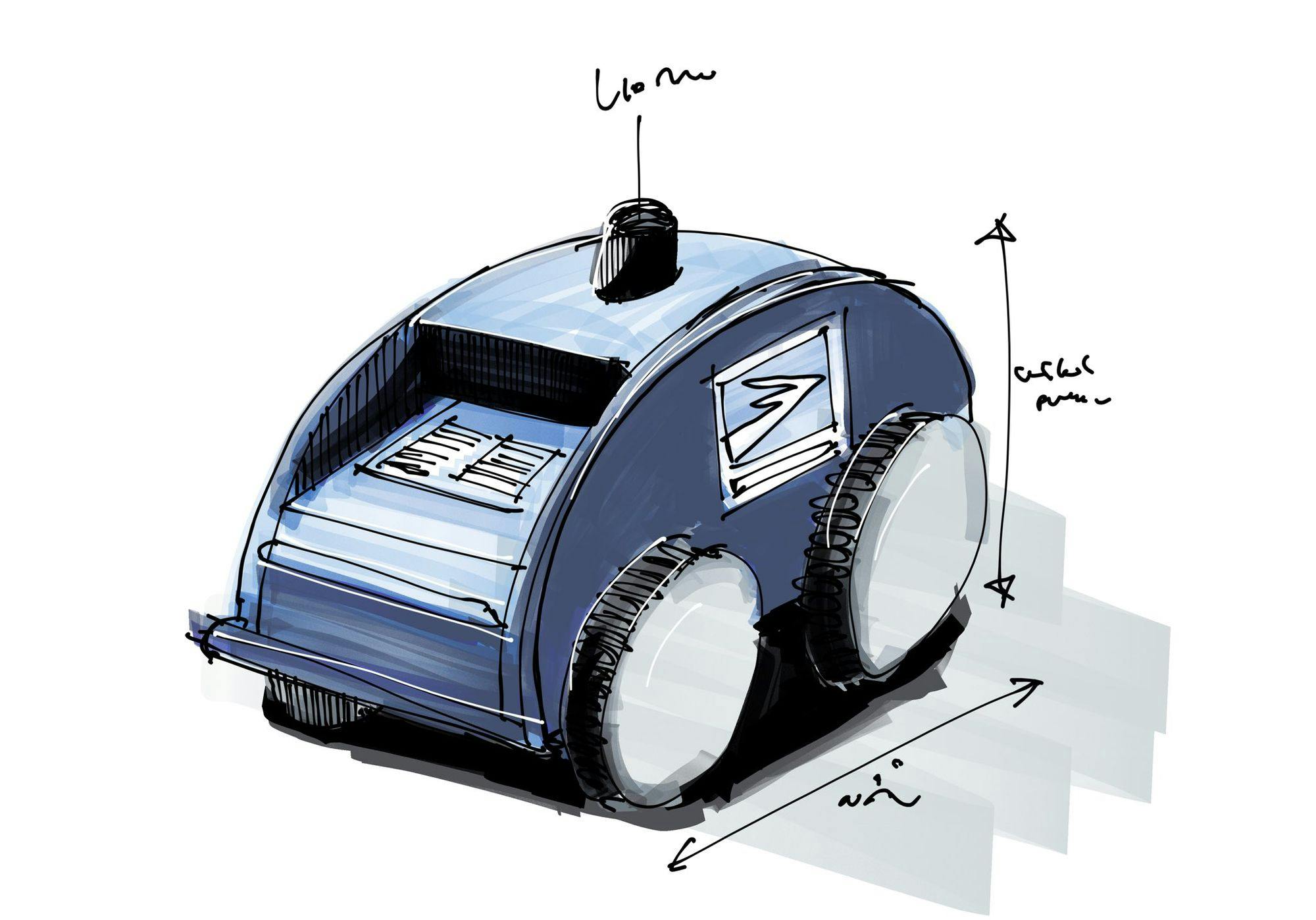 Cover Image for A self-driving mailbox
