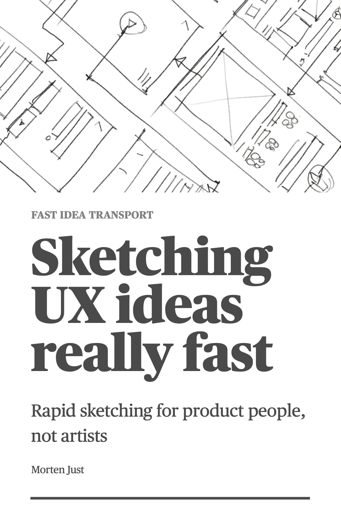 Cover Image for A book about sketching for app design